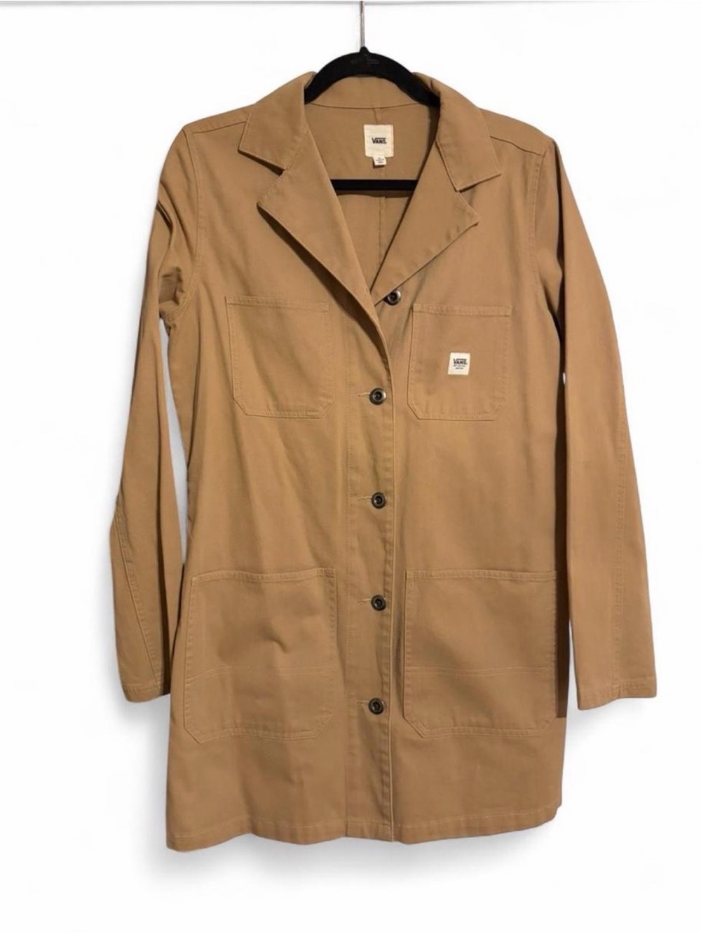 Vans Women's Tan Long Utility Trench Coat